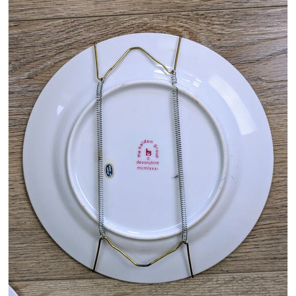 VTG The Haldon Group Devonshire 1981 Set of 3 Chicken Rooster Salad Plates 7.5" - Picture 8 of 9